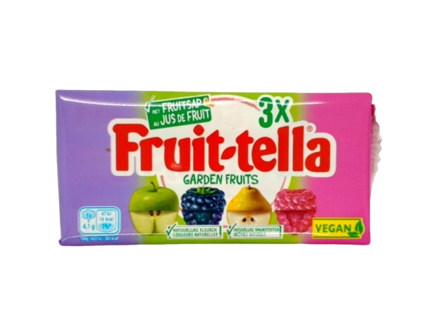 Fruit-tella Garden Fruits Candy 3 x 41g. Vegan