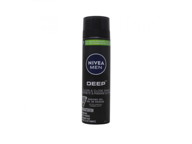 NIVEA SHAVE GEL 200ML DEEP