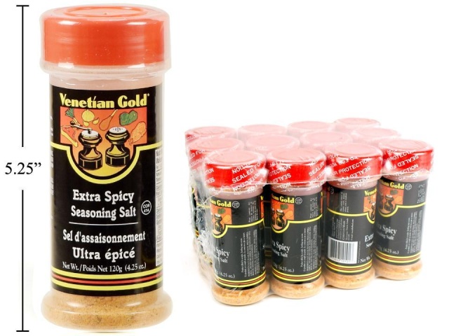 Ext spice seasoning salt 120g - Venetian gold - each sold individually