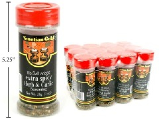 Extra spicy herb & garlic 28g - Venetian gold - each sold individually