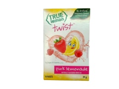 Pink Lemonade Flavoured Drink Mix 10 Packets 39g. True Lemon