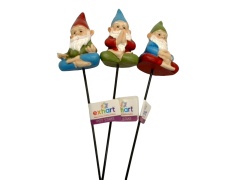 Pot Stake 9 Yoga Pose Gnome Exhart