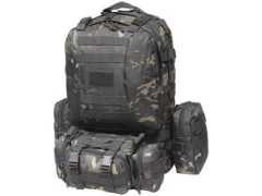 Mil-spex Stealth Modular Tactical Pack Black Uniflage - 50 Litres
