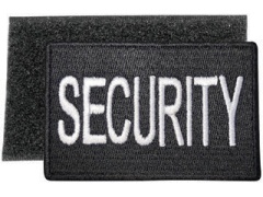 Security Patch - Flexible Fabric Patch With Hook And Loop Backing